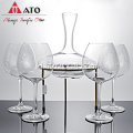 ATO Crystal Whiskey Decanter Set Wine Glass Set